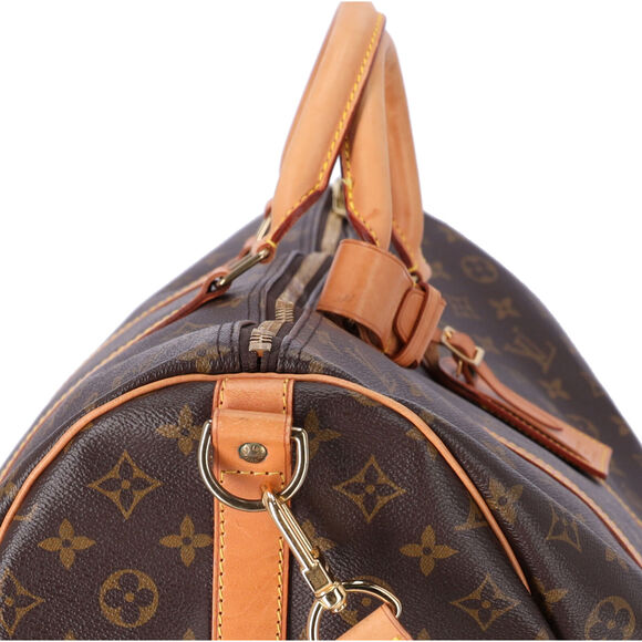 Louis Vuitton Keepall Bandouliere 60 Monogram Boston Bag M41412 Brown - Picture 6 of 9